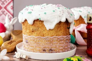 Творожный пасхальный кулич Творожный пасхальный кулич