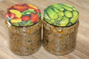 Грибная икра через мясорубку на зиму Грибная икра через мясорубку на зиму